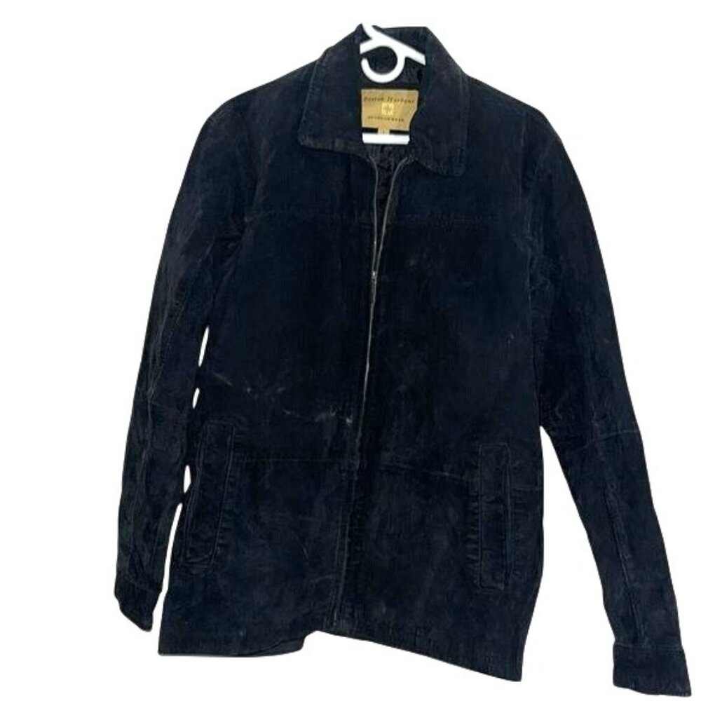 Boston Harbour Black Genuine Leather Jacket S Outdoorwear Small